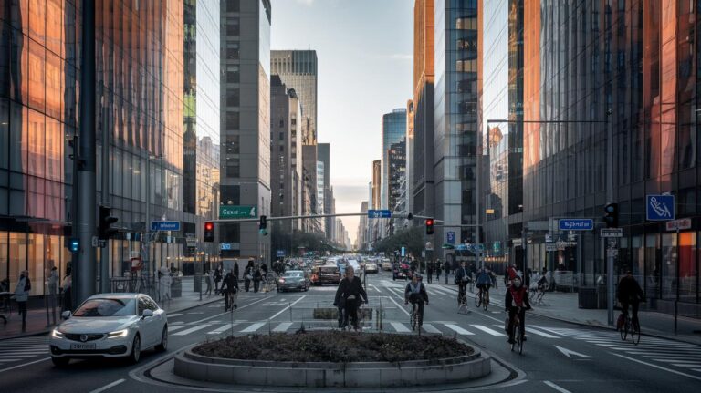 Jakie są porady dotyczące jazdy w dużym ruchu miejskim?